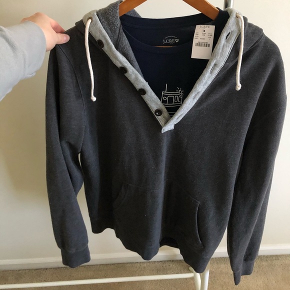 J. Crew Other - J. Crew Fleece Hoodie + Shirt